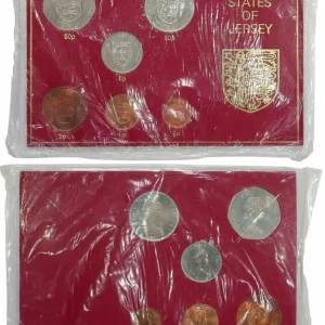 JERSEY Série PROOF de 6 monnaies 1980 fwo_687979 Monde Top Vente