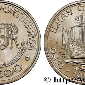 Livraison Gratuite PORTUGAL 100 Escudos découverte des îles Canaries 1989 fwo_690198 Monde