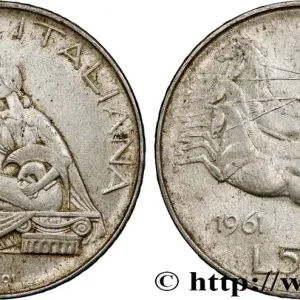 Meilleur Choix ITALIE 500 Lire Centenaire de l’Unité Italienne 1961 Rome fwo_728248 Monde