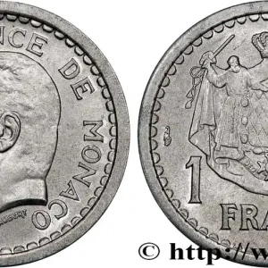 MONACO 1 Franc Louis II (1943) Paris fwo_736590 Monde Commander Vite