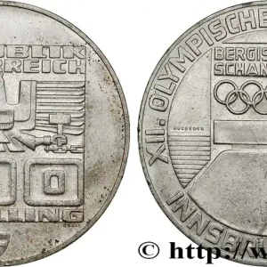 AUTRICHE 100 Schilling J.O. d’hiver d’Innsbruck 1976 - tremplin olympique (1974) Vienne fwo_749160 Monde Usine Directe