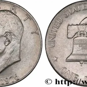 ÉTATS-UNIS D'AMÉRIQUE 1 Dollar Eisenhower bicentenaire 1976 Philadelphie fwo_775987 Monde Meilleure Qualité