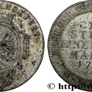 Super Prix ALLEMAGNE - VILLE LIBRE DE FRANCFORT 10 Kreuzer 1788 Francfort fwo_788332 Monde