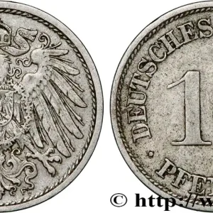 ALLEMAGNE 10 Pfennig aigle héraldique 1909 Stuttgart - F fwo_789576 Monde Gros Lot