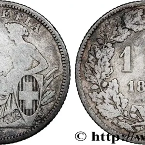 Promotion SUISSE 1 Franc Helvetia assise 1861 Berne fwo_790321 Monde