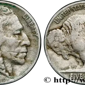 Prix Cassé ÉTATS-UNIS D'AMÉRIQUE 5 Cents Tête d’indien ou Buffalo 1935 Philadelphie fwo_790367 Monde