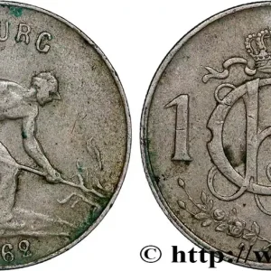 Bon Marché LUXEMBOURG 1 Franc Charlotte 1962 fwo_790373 Monde