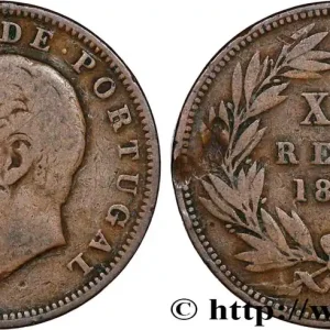 Meilleure Vente PORTUGAL 20 Réis Louis Ier 1883 fwo_790388 Monde