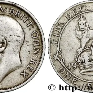 Nouvel Arrivage ROYAUME-UNI 1 Shilling Georges V 1917 fwo_793778 Monde