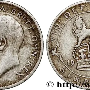 Pas Cher ROYAUME-UNI 6 Pence Georges V 1920 fwo_793782 Monde
