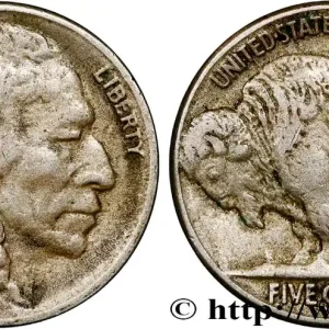 ÉTATS-UNIS D'AMÉRIQUE 5 Cents Tête d’indien ou Buffalo 1916 San Francisco fwo_793795 Monde Prix Promo