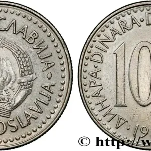 YOUGOSLAVIE 100 Dinara 1987 fwo_795034 Monde Premium