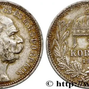 HONGRIE 1 Korona François-Joseph 1912 Kremnitz fwo_795098 Monde Exclusif