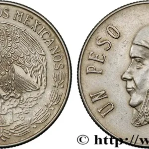 MEXIQUE 1 Peso Jose Morelos y Pavon / aigle 1970 Mexico fwo_795265 Monde Commander Vite