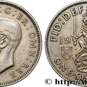 Produit De Marque ROYAUME-UNI 1 Shilling Georges VI ‘Scottish reverse’ 1947 fwo_795384 Monde