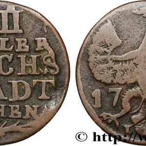 ALLEMAGNE - AIX-LA-CHAPELLE 12 Heller ville de Aachen aigle 1767 fwo_795434 Monde Original