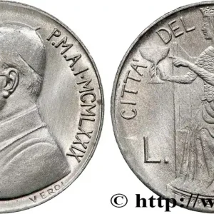VATICAN ET ÉTATS PONTIFICAUX 10 Lire Jean-Paul II an I / la tempérance 1979 fwo_795484 Monde Marque