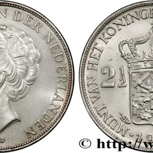 PAYS-BAS 2 1/2 Gulden Wilhelmina 1940 Utrecht fwo_795652 Monde Certifié