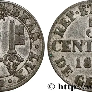 SUISSE - RÉPUBLIQUE DE GENÈVE 5 Centimes 1840 fwo_795662 Monde Dernière Chance