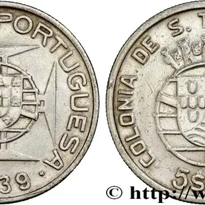 Livraison Express SAINT THOMAS et PRINCE 5 Escudos colonie portugaise 1939 fwo_795697 Monde