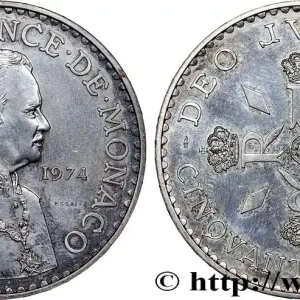 Nouvelle Collection MONACO - PRINCIPAUTÉ DE MONACO - RAINIER III Essai de 50 Francs 1974 Paris fwo_795961 Monde