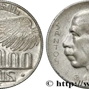 BRÉSIL 5000 Reis Alberto Santos-Dumont 1937 fwo_769088 Monde Expédié Aujourd’hui