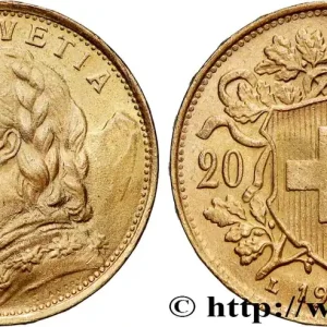 Jusqu’à Épuisement Des Stocks OR, PALLADIUM ET PLATINE INVESTISSEMENT 20 Francs "Vreneli" 1935 Berne fwo_769564 Monde