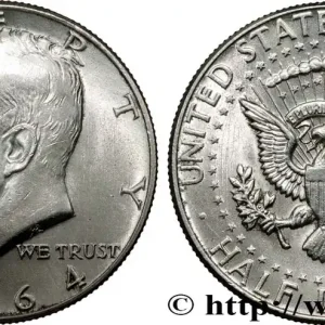 Offre Du Jour ÉTATS-UNIS D'AMÉRIQUE 1/2 Dollar Kennedy 1964 Philadelphie fwo_774690 Monde