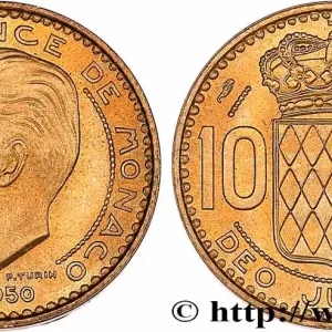 MONACO 10 Francs Rainier III 1950 Paris fwo_774985 Monde Commande En Gros