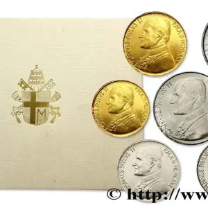 VATICAN ET ÉTATS PONTIFICAUX Série 6 monnaies Jean-Paul II an II 1980 Rome fwo_775592 Monde Satisfait Ou Remboursé