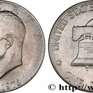 Fait Main ÉTATS-UNIS D'AMÉRIQUE 1 Dollar Eisenhower bicentenaire 1976 Philadelphie fwo_775988 Monde