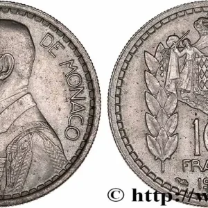 MONACO 10 Francs Louis II 1946 Paris fwo_777069 Monde Seulement Aujourd’hui