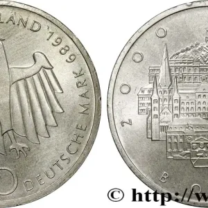 ALLEMAGNE 10 Mark Proof 2000e anniversaire de la fondation de Bonn 1989 Munich fwo_780361 Monde Livraison Mondiale