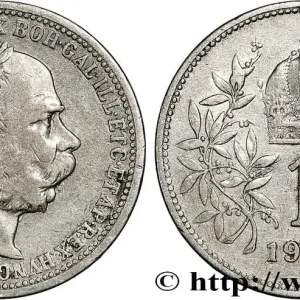 AUTRICHE 1 Corona François-Joseph Ier tête laurée 1901 fwo_780925 Monde Affaire À Saisir