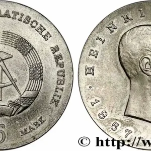 ALLEMAGNE RÉPUBLIQUE DÉMOCRATIQUE 5 Mark Heinrich Hertz 1969 fwo_784215 Monde Satisfait Ou Remboursé
