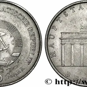 Meilleure Qualité ALLEMAGNE RÉPUBLIQUE DÉMOCRATIQUE 5 Mark porte de Brandebourg à Berlin 1971 Berlin fwo_784240 Monde