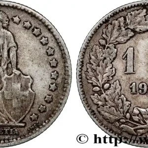 Offre Spéciale SUISSE 1 Franc Helvetia 1908 Berne fwo_789492 Monde