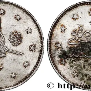 TURQUIE 2 Kurush Abdul Hamid II an 30 AH 1293 (1905) Constantinople fwo_789592 Monde Commander Vite