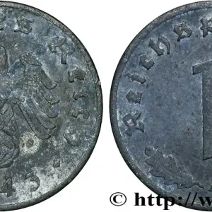Achetez Aujourd’hui ALLEMAGNE 1 Reichspfennig aigle et swastika 1943 Berlin fwo_789595 Monde