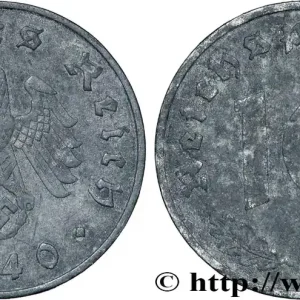 ALLEMAGNE 10 Reichspfennig aigle surmontant une swastika 1940 Muldenhütten fwo_789598 Monde Offre Exclusive