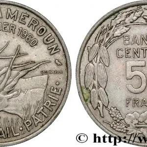 Tendance CAMEROUN 50 Francs Etat du Cameroun, commémoration de l’indépendance 1960 Paris fwo_789898 Monde