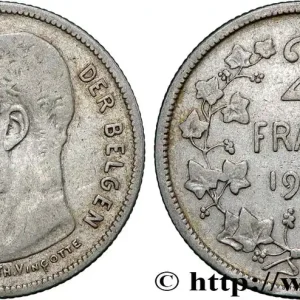 BELGIQUE 2 Frank (Francs) Léopold II légende flamande 1904 fwo_789934 Monde Offre Exclusive