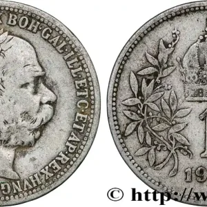 Satisfait Ou Remboursé AUTRICHE 1 Corona François-Joseph Ier tête laurée 1901 fwo_789941 Monde