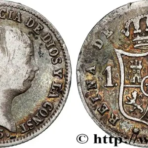 ESPAGNE 1 Real Isabelle II 1853 Barcelone fwo_789962 Monde Remise