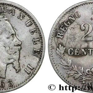 ITALIE 20 Centesimi Victor Emmanuel II 1863 Milan fwo_789995 Monde Acheter En Ligne