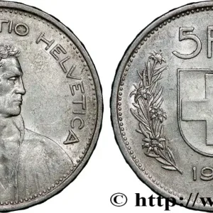 SUISSE 5 Francs Berger des alpes 1954 Berne fwo_790466 Monde Marque