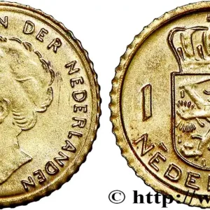 Expédié Aujourd’hui PAYS-BAS 1 Gulden Wilhelmina, fantaisie n.d. fwo_790470 Monde