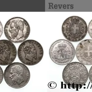 Expédié Aujourd’hui ARGENT D'INVESTISSEMENT Lot de 10 écus de 5 Francs Union Latine n.d. fwo_795120 Monde