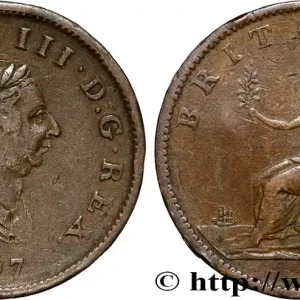 ROYAUME-UNI 1/2 Penny Georges III tête laurée 1807 fwo_797587 Monde Nouveauté