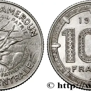 ÉTATS DE L'AFRIQUE ÉQUATORIALE 100 Francs antilopes 1968 Paris fwo_797729 Monde Achat Immédiat